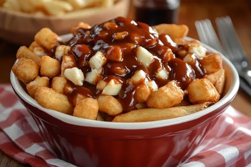 Poutine généreuse, dans l'offre étudiante à 800 DA